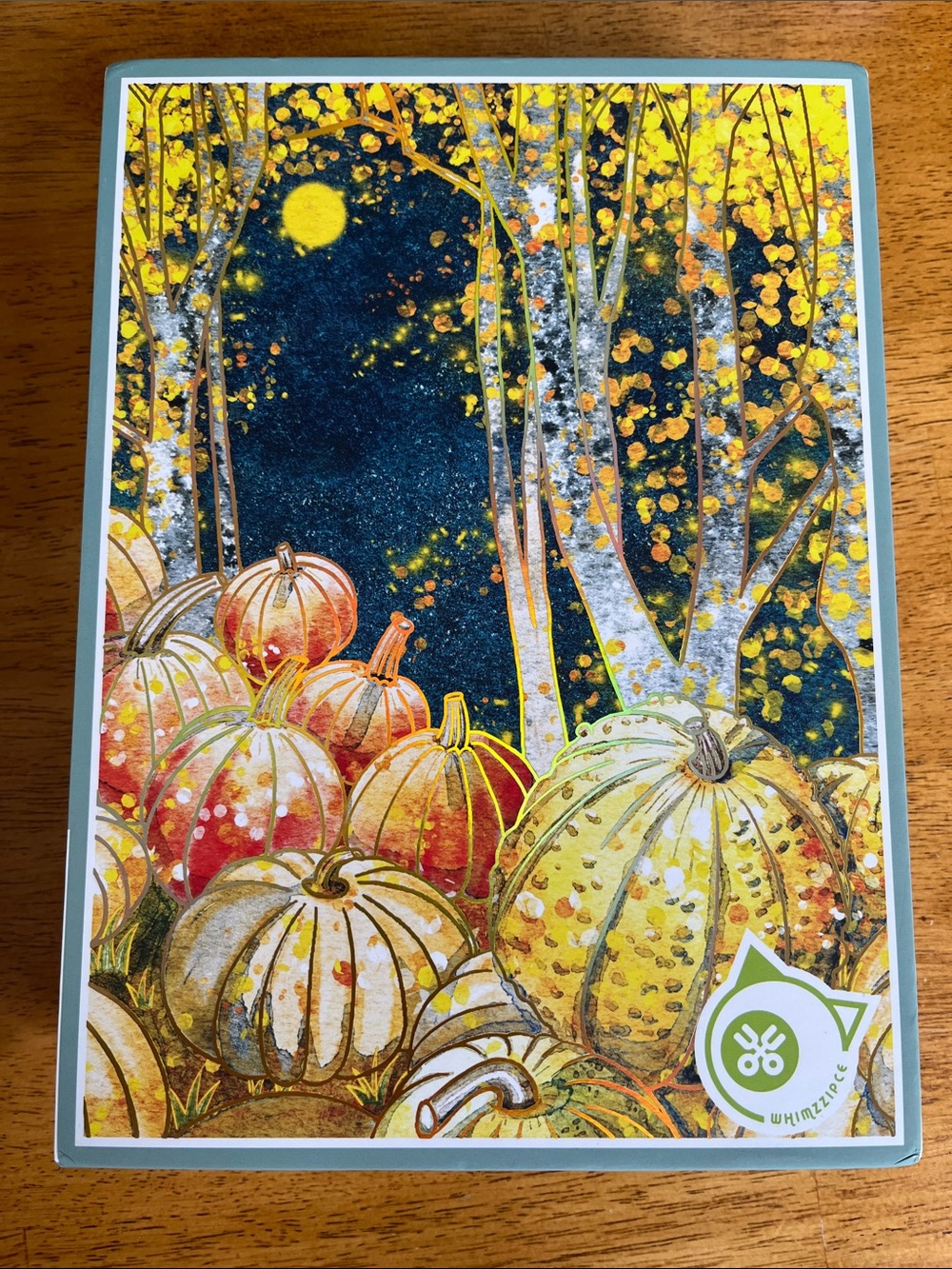 520 Piece Golden Pumpkin Night Puzzle